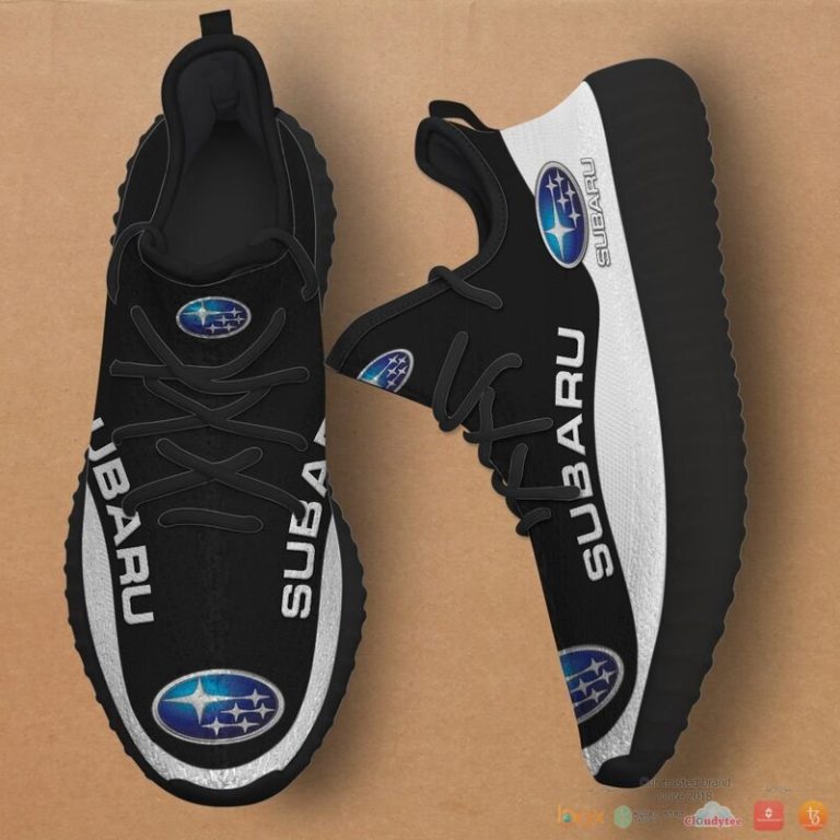 Subaru Black Yeezy Sneaker shoes 1 2