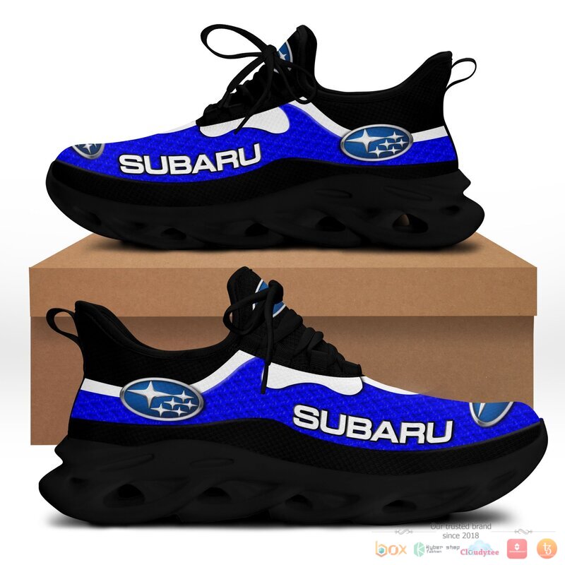 Subaru blue Clunky max soul shoes