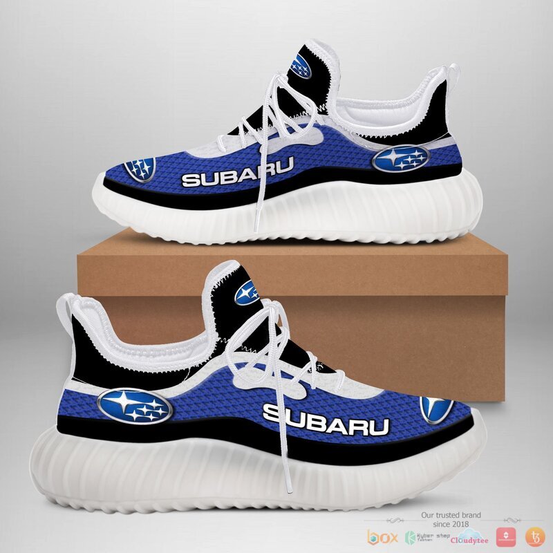 Subaru blue Yeezy Sneaker shoes 1