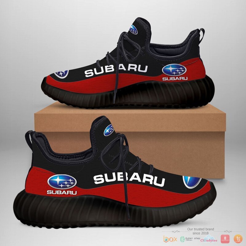 Subaru dark red Yeezy Sneaker shoes