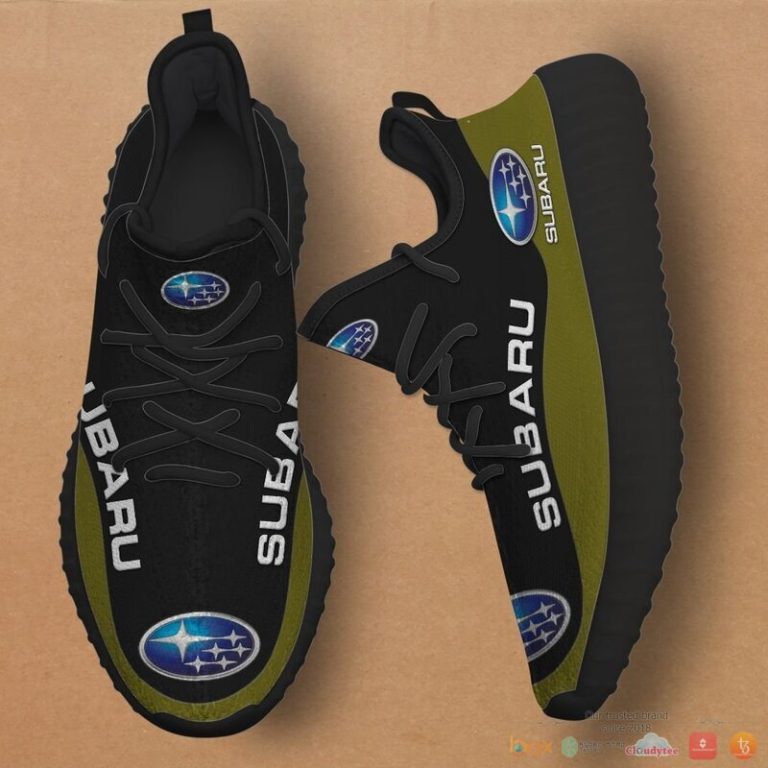 Subaru green Yeezy Sneaker shoes 1 2