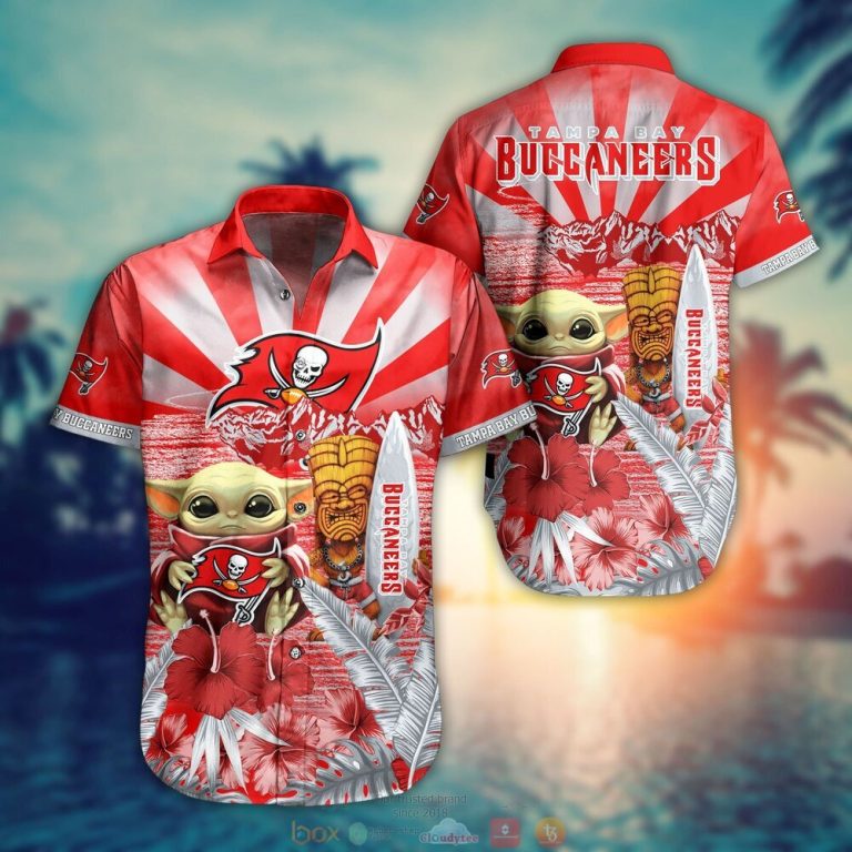 Tampa Bay Buccaneers NFL Baby Yoda Hawaiian Shirt Shorts