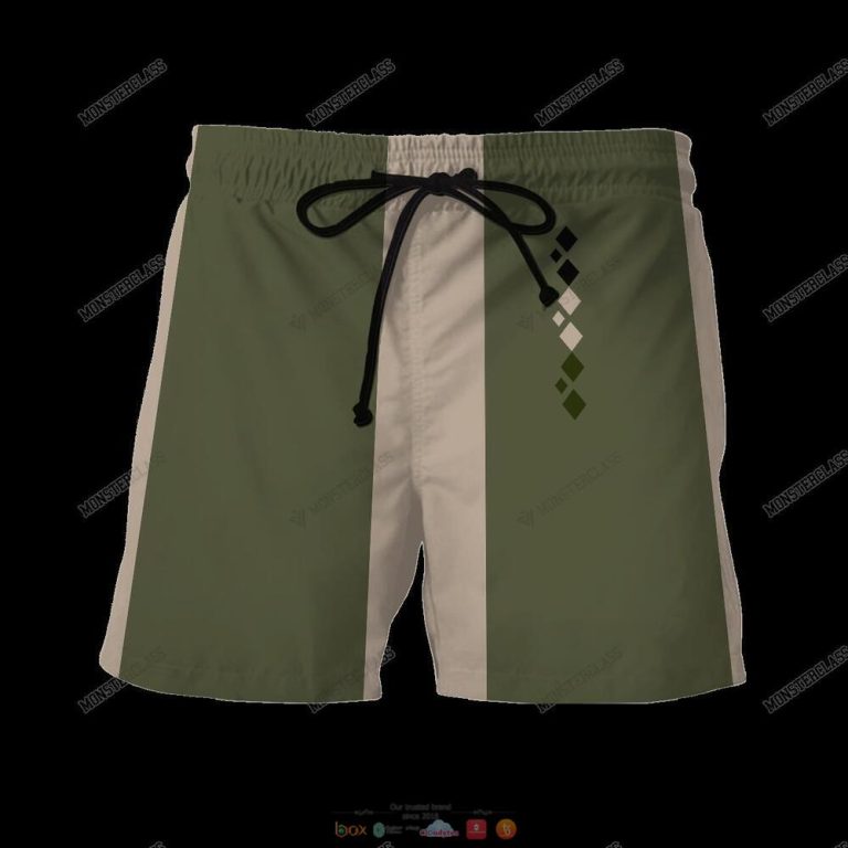 The Sopranos 5 Green Hawaiian Shirt Shorts 1