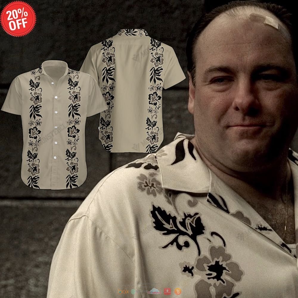 The Sopranos 5 White Hawaiian Shirt