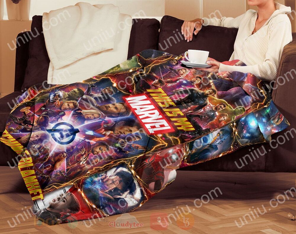 This Is My Marvel Watching Personalized Blanket 1 2 3 4