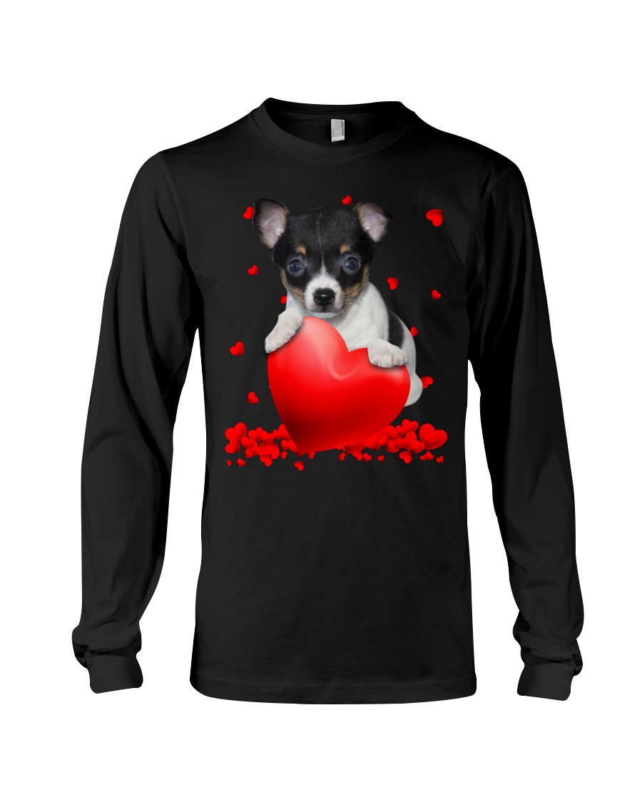 Toy Fox Terrier Valentine Hearts shirt hoodie 8