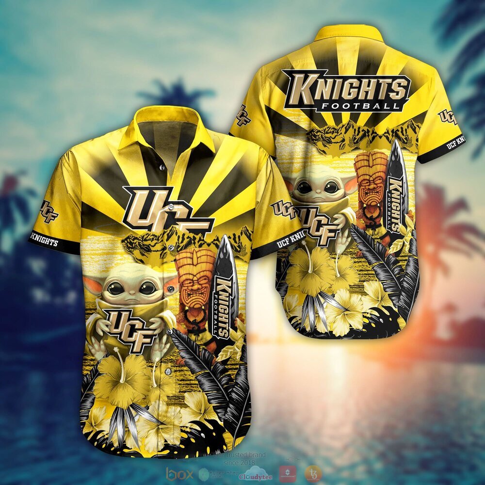UCF Knights NCAA Baby Yoda Hawaiian Shirt Shorts