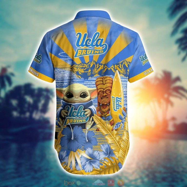 UCLA Bruins NCAA Baby Yoda Hawaiian Shirt Shorts 1 2