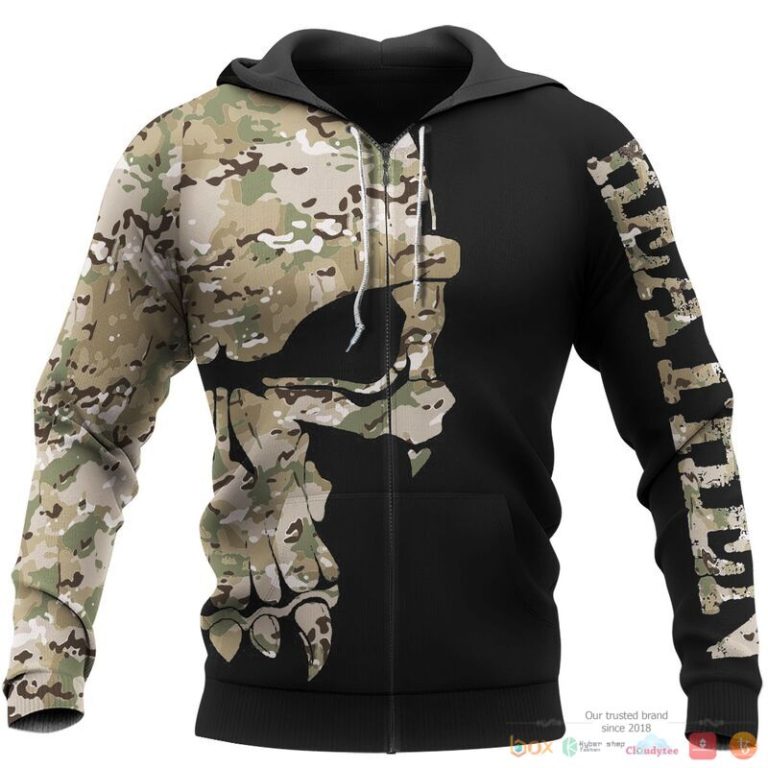 Viking Camo Skull Valknut Heathen 3d shirt Hoodie 1 2