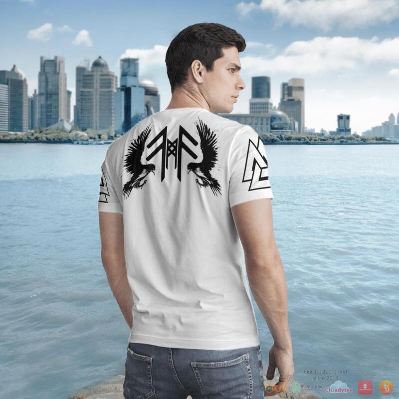 Viking Odins Ravens Huginn And Muninn 3d shirt Hoodie 1 2 3 4 5 6