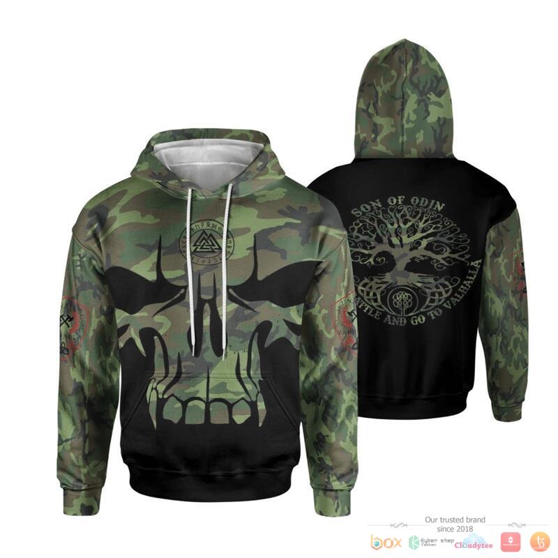Viking See You In Valhalla 3d shirt Hoodie