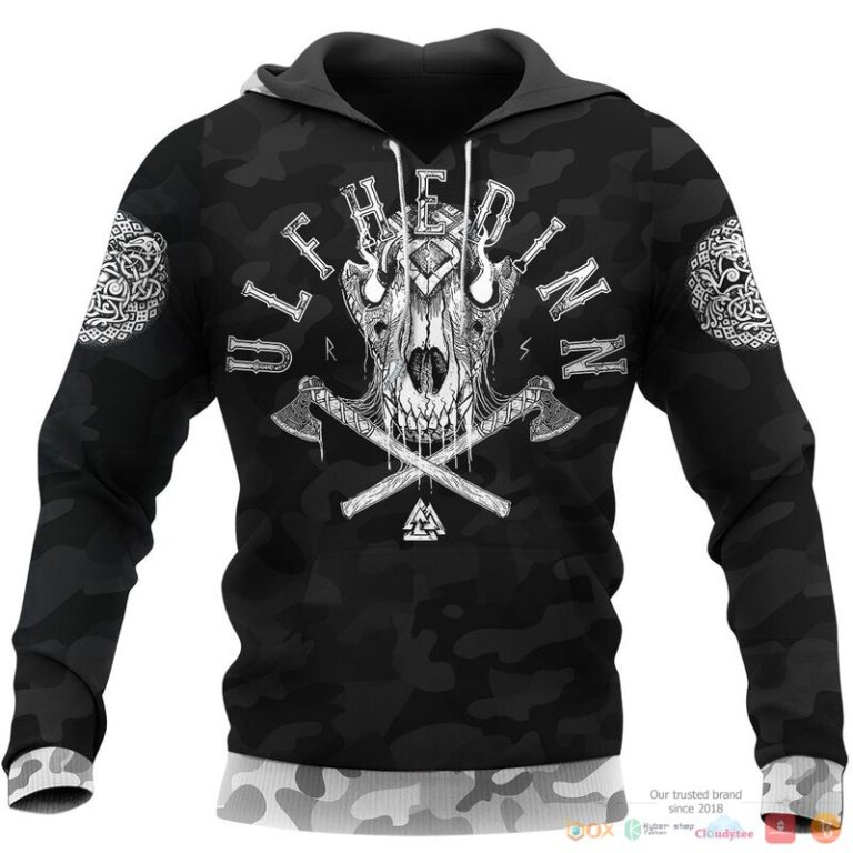 Viking Until Valhalla 3d shirt Hoodie