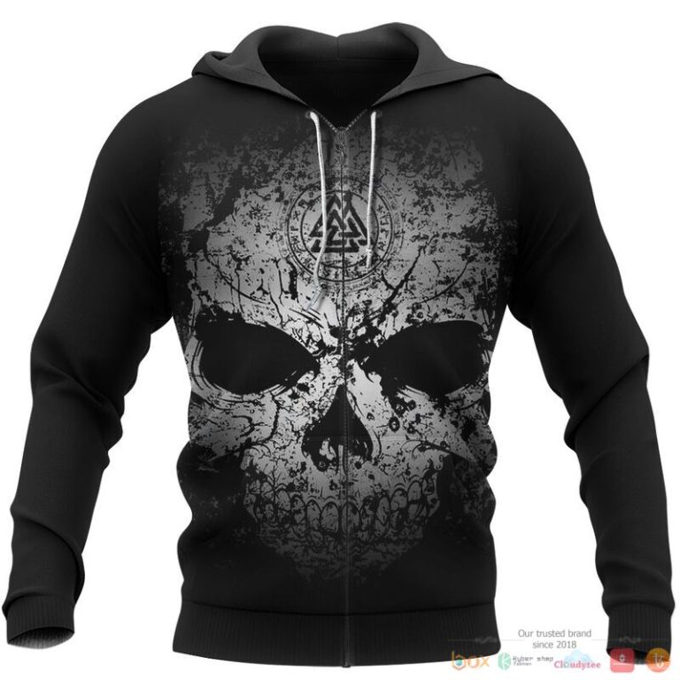 Viking Valknut Rune 3d shirt Hoodie 1 2