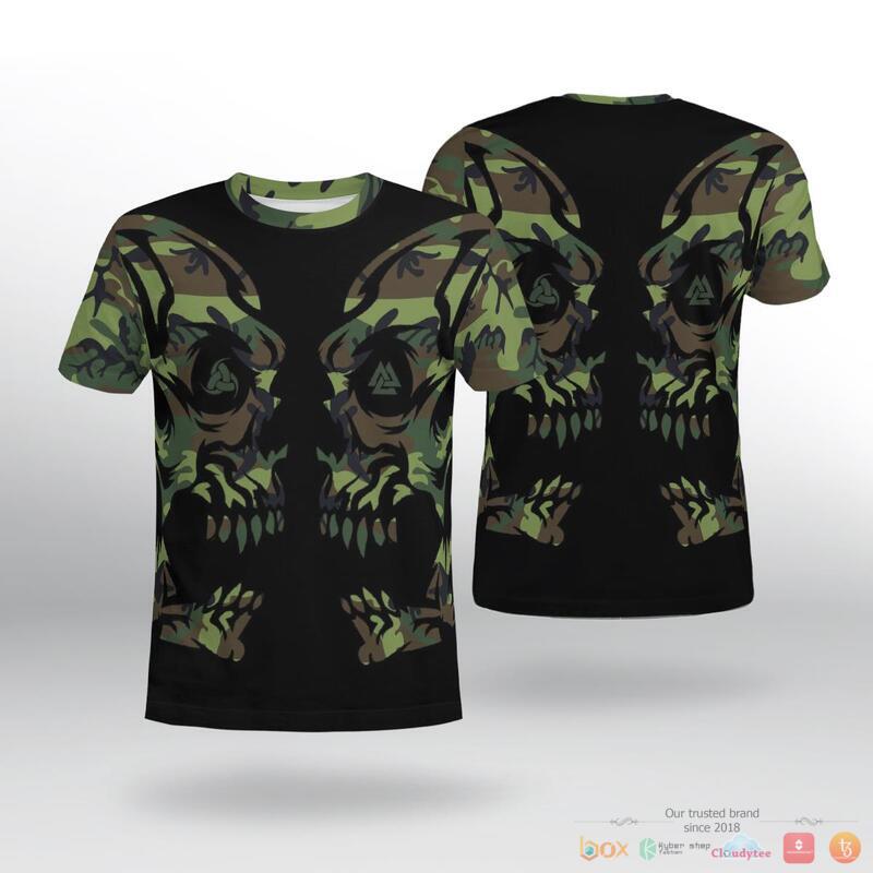 Viking VikingCamo Art 3d shirt Hoodie 1