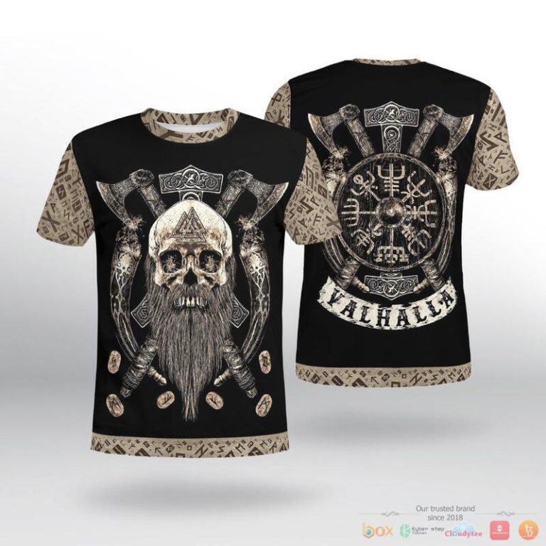 Viking Viking Beard Valhalla 3d shirt Hoodie 1