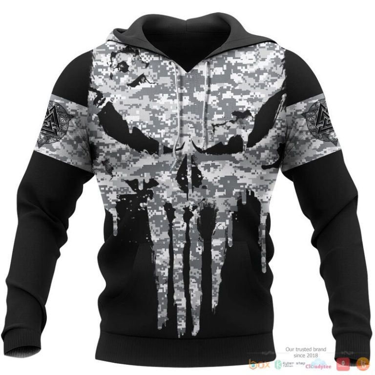 Viking Viking Camo 3d shirt Hoodie