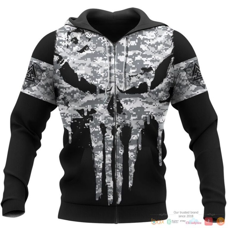 Viking Viking Camo 3d shirt Hoodie 1 2