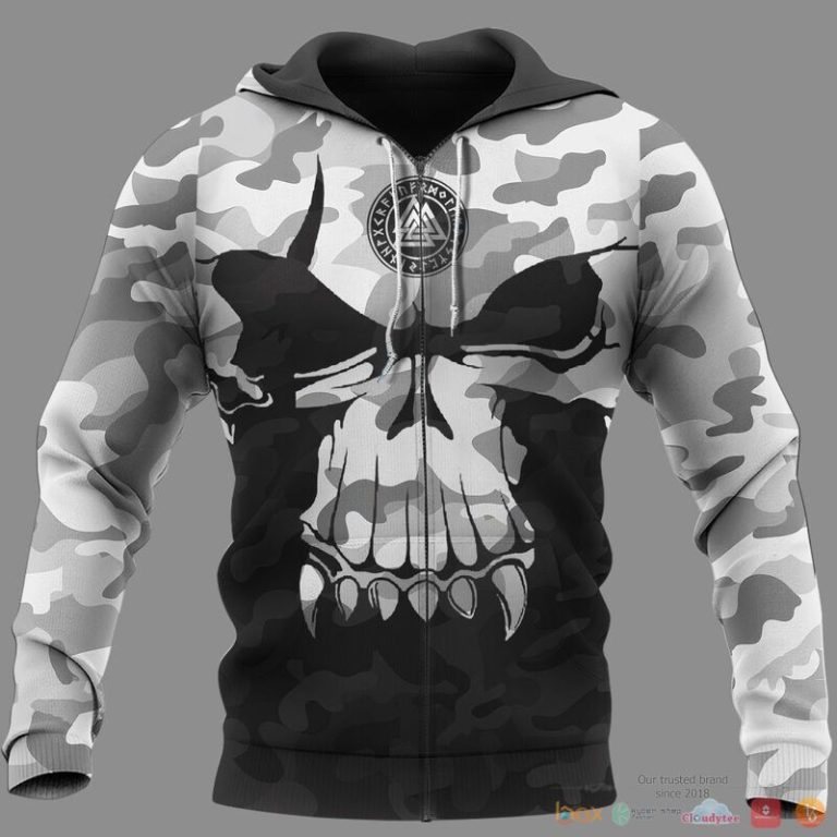 Viking Viking Camo Valknut 3d shirt Hoodie 1 2