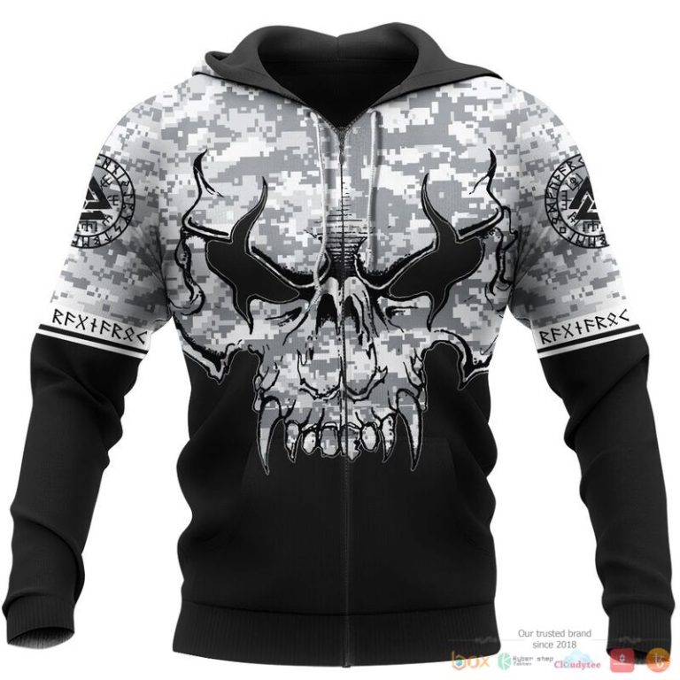 Viking Viking With Camo 3d shirt Hoodie 1 2