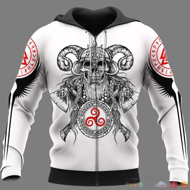 Viking Warrior Fenrir 3d shirt Hoodie 1 2