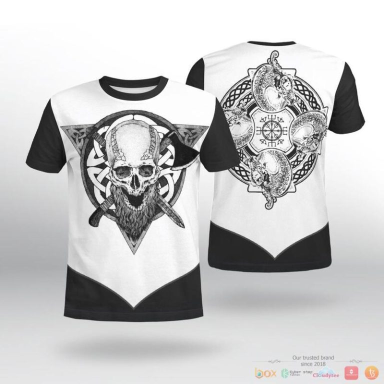 Viking Warrior Viking Symbol 3d shirt Hoodie 1