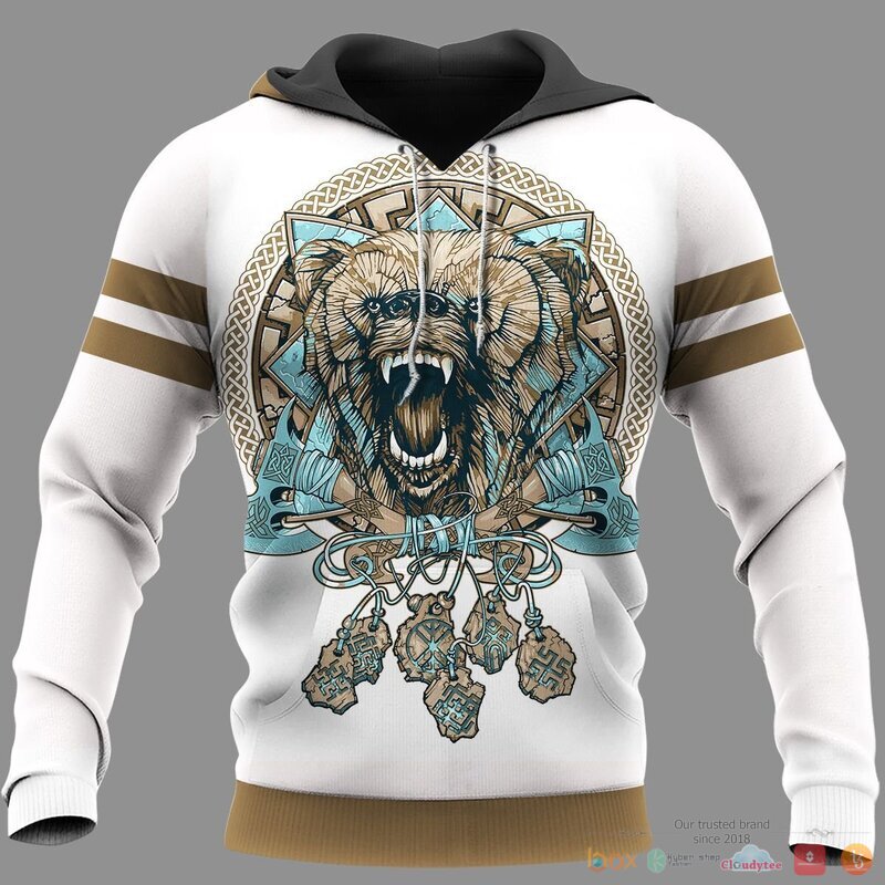 Viking Wolf Graphic 3d shirt Hoodie
