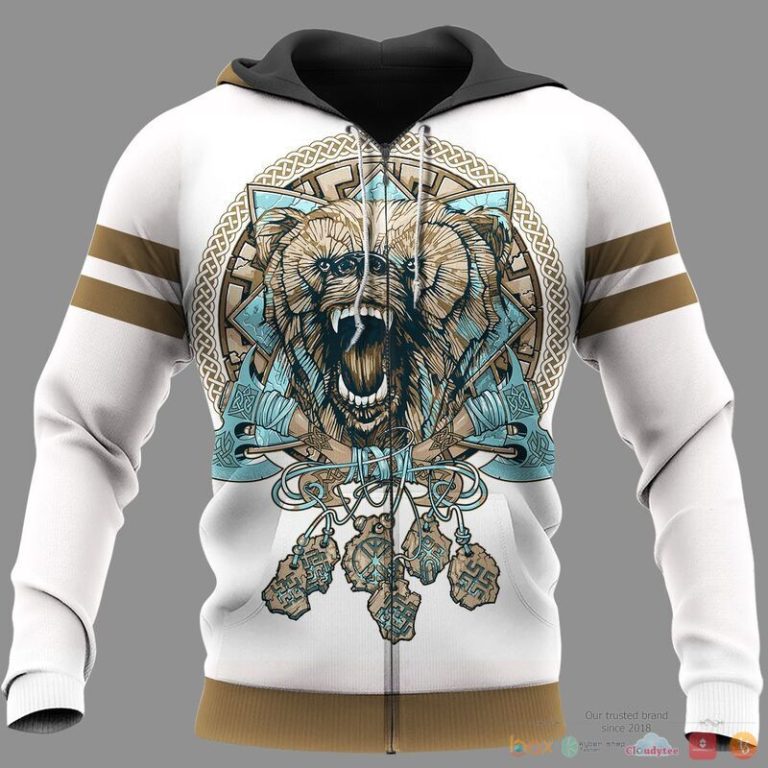 Viking Wolf Graphic 3d shirt Hoodie 1 2