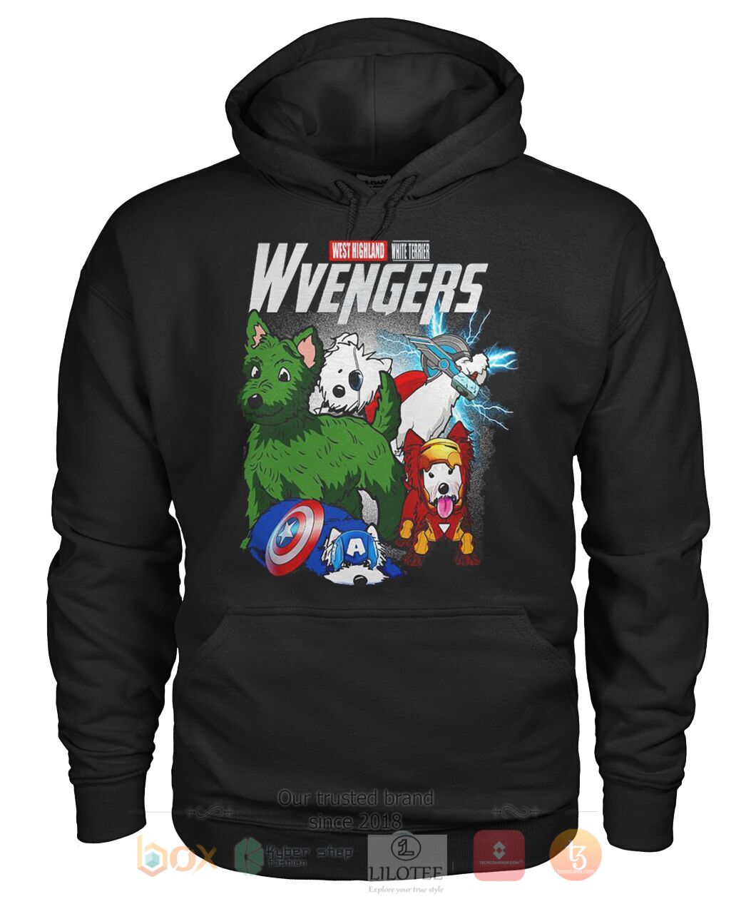 Wetie Terrier Wvengers 3D Hoodie Shirt 1