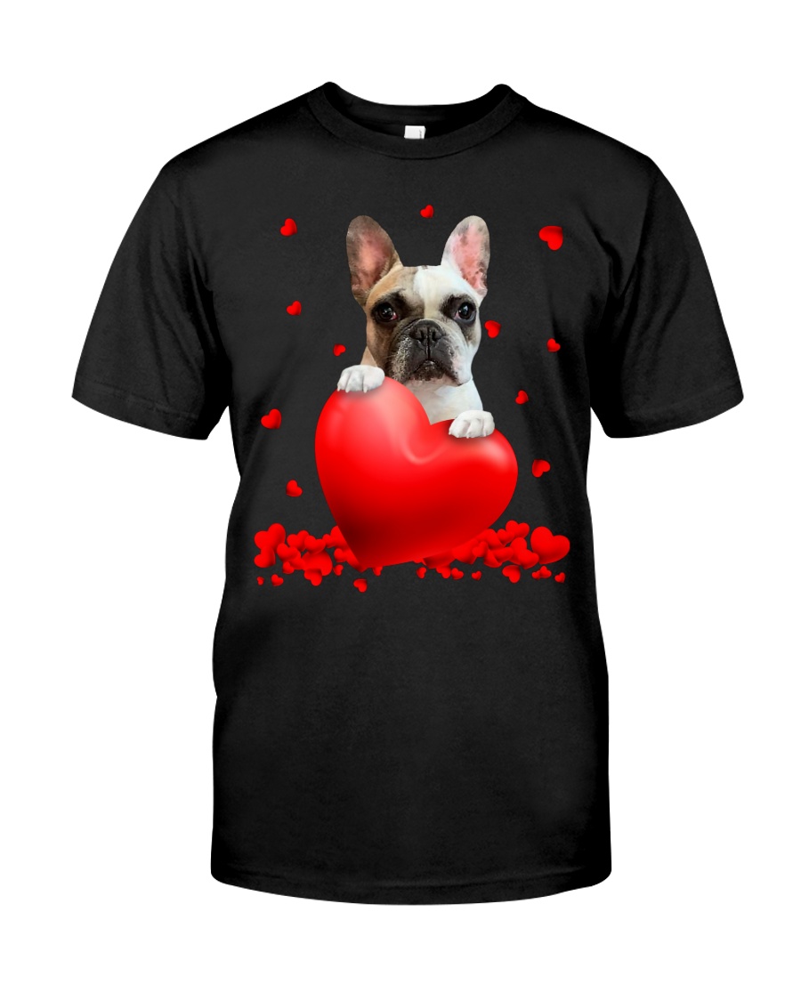 XIQHrDj5 Frenchie Valentine Hearts shirt hoodie 1