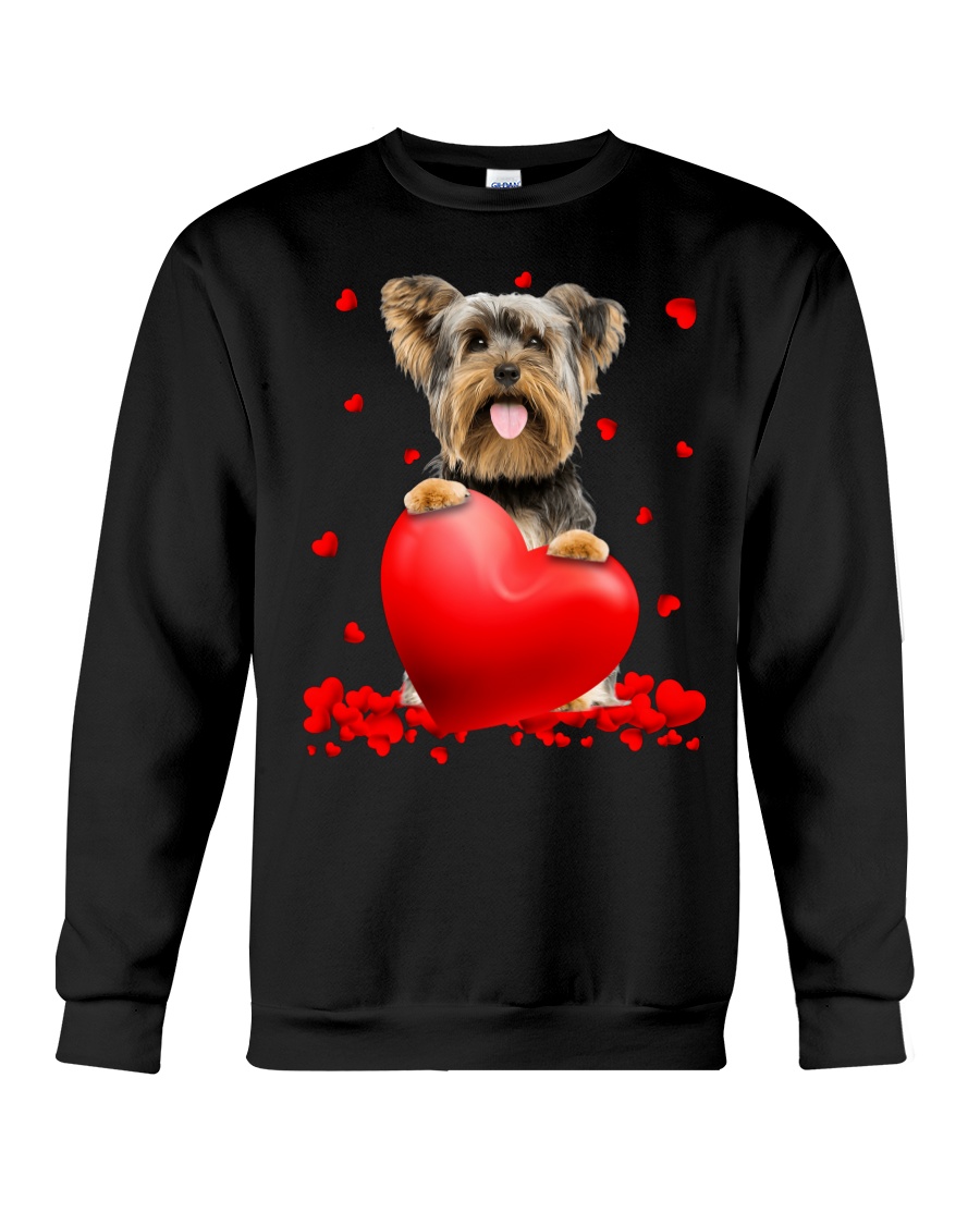 Yorkshire Terrier Valentine Hearts shirt hoodie 7
