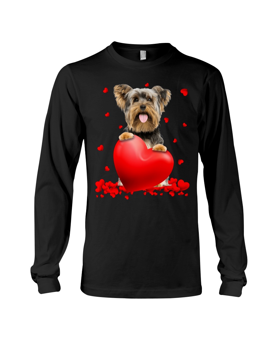 Yorkshire Terrier Valentine Hearts shirt hoodie 9