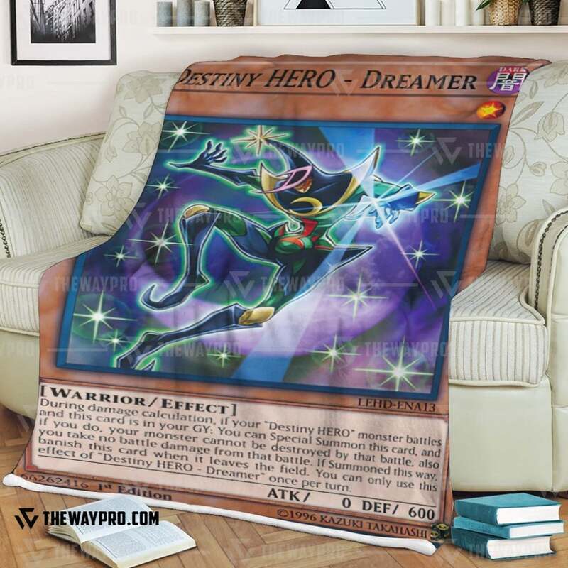 Yu Gi Oh Destiny HERO Dreamer Blanket 1 2