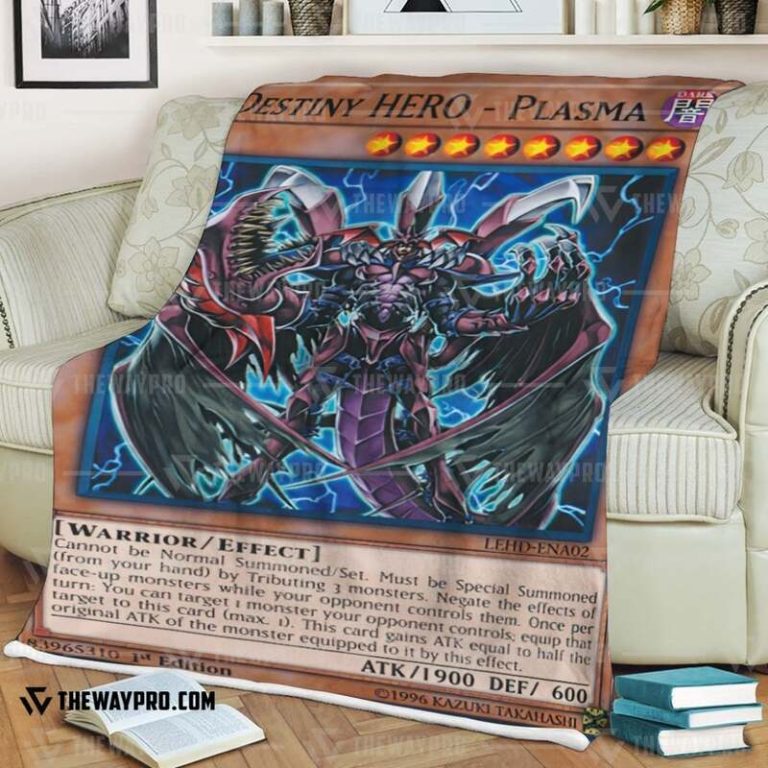 Yu Gi Oh Destiny Hero Plasma Blanket 1 2