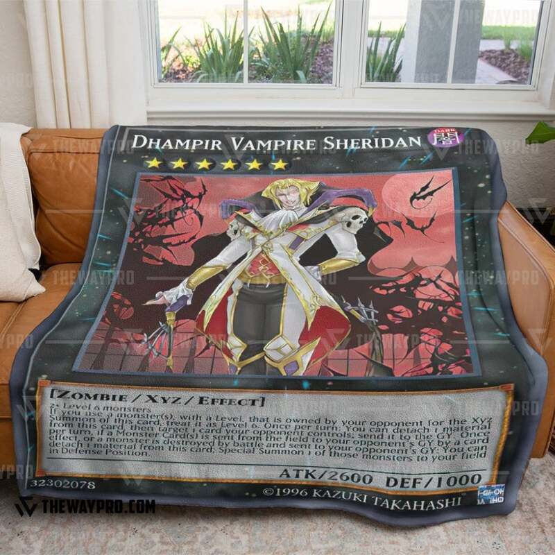 Yu Gi Oh Dhampir Vampire Sheridan Blanket