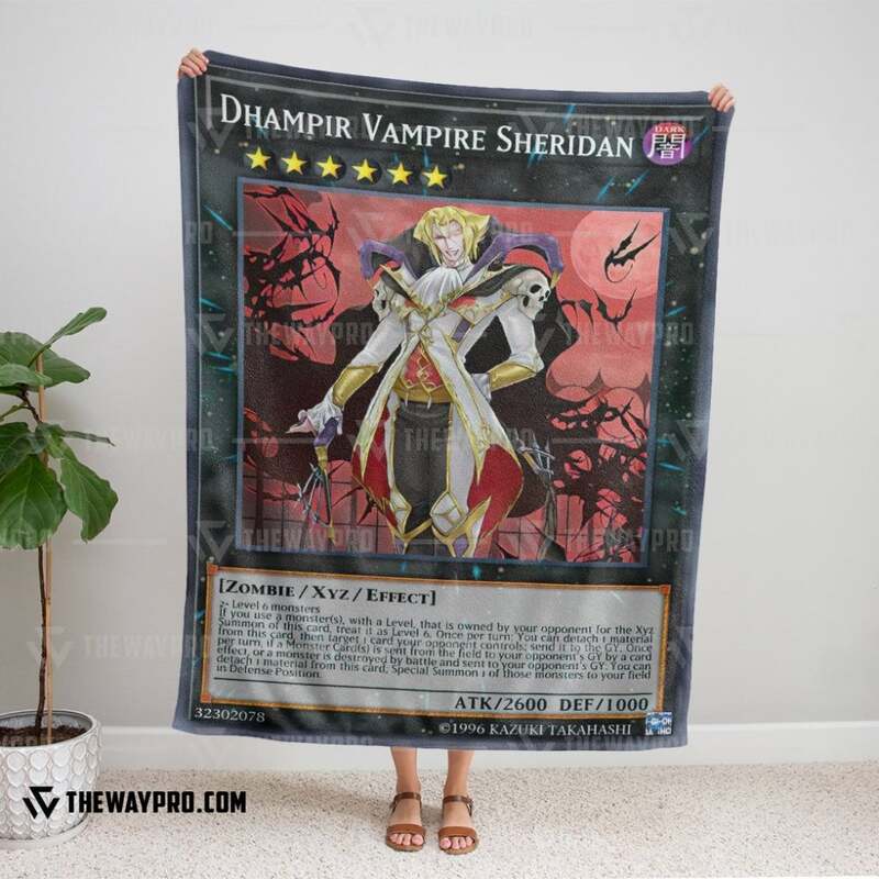 Yu Gi Oh Dhampir Vampire Sheridan Blanket 1