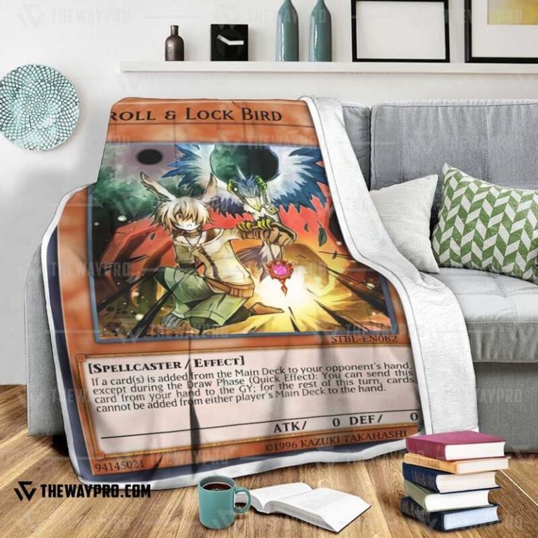 Yu Gi Oh Droll Lock Bird Blanket 1