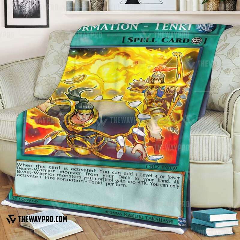 Yu Gi Oh Fire Formation Tenki Blanket 1 2