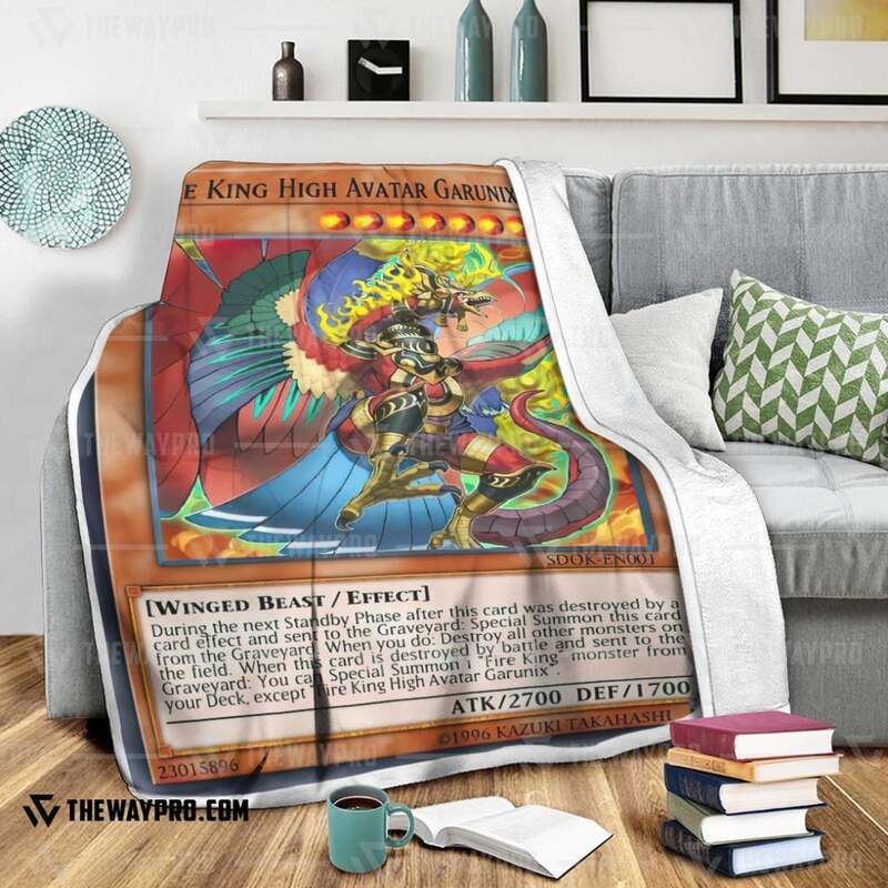Yu Gi Oh Fire King High Avatar Garunix Blanket 1
