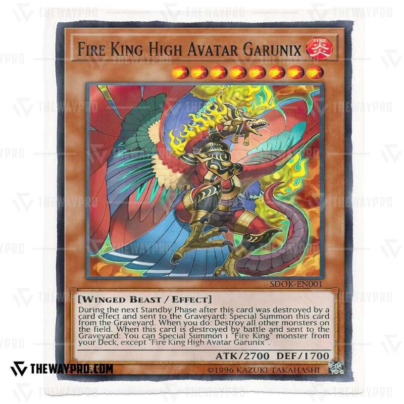 Yu Gi Oh Fire King High Avatar Garunix Blanket 1 2 3