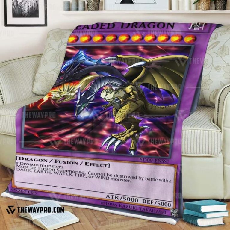 Yu Gi Oh Five Headed Dragon Blanket 1 2