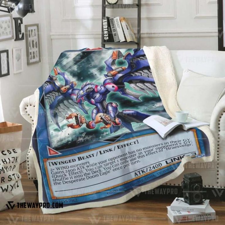 Yu Gi Oh Hraesvelgr The Desperate Doom Eagle Blanket