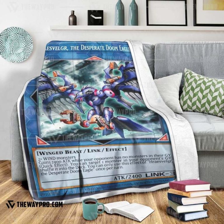 Yu Gi Oh Hraesvelgr The Desperate Doom Eagle Blanket 1