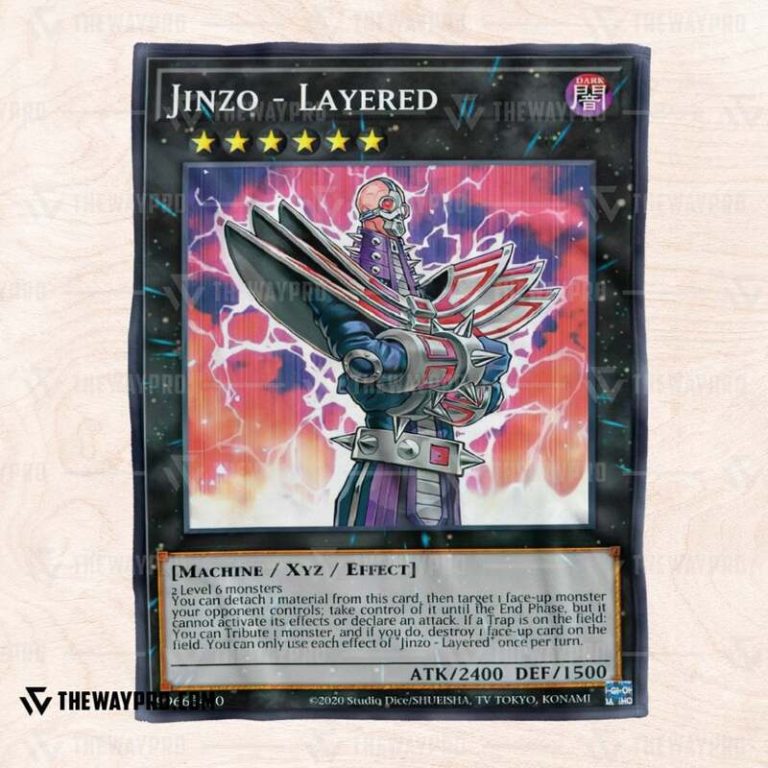 Yu Gi Oh Jinzo Layered Blanket 1 2