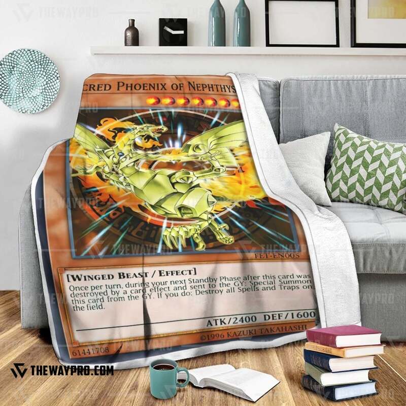 Yu Gi Oh Sacred Phoenix Of Nephthys Blanket 1