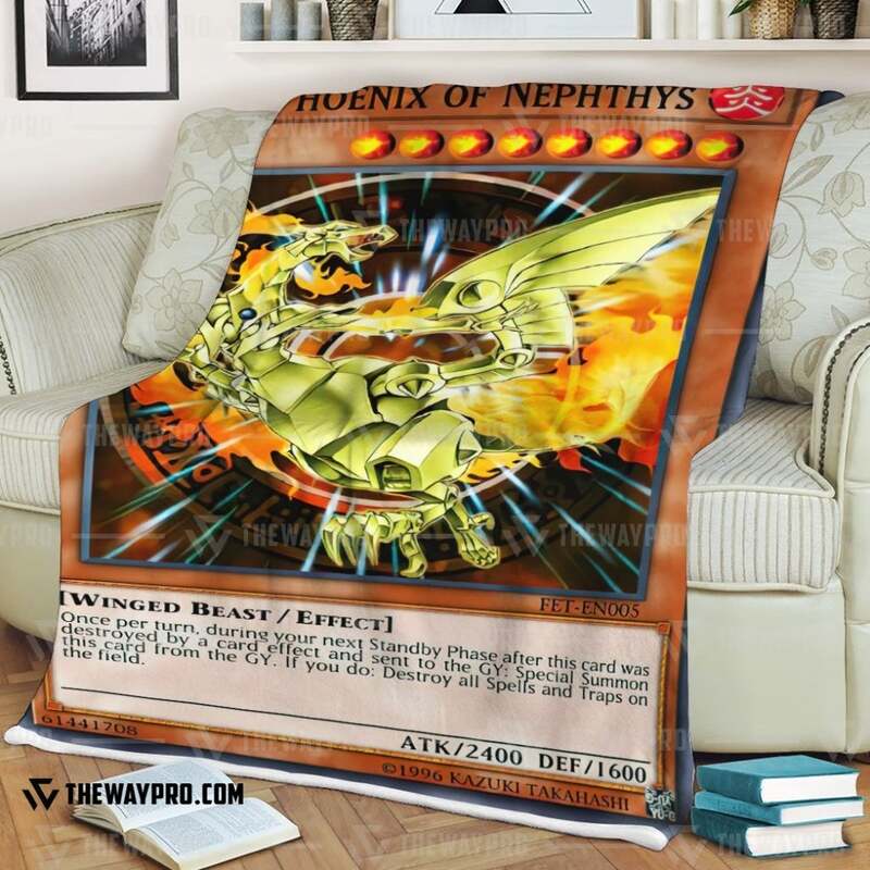 Yu Gi Oh Sacred Phoenix Of Nephthys Blanket 1 2