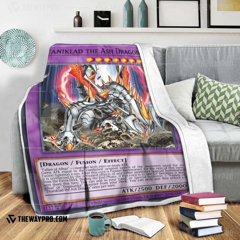 Yu Gi Oh Titaniklad The Ash Dragon Blanket 1