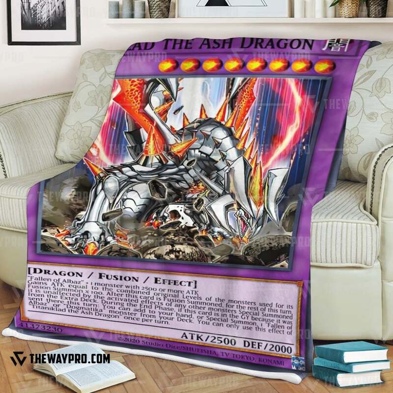 Yu Gi Oh Titaniklad The Ash Dragon Blanket 1 2