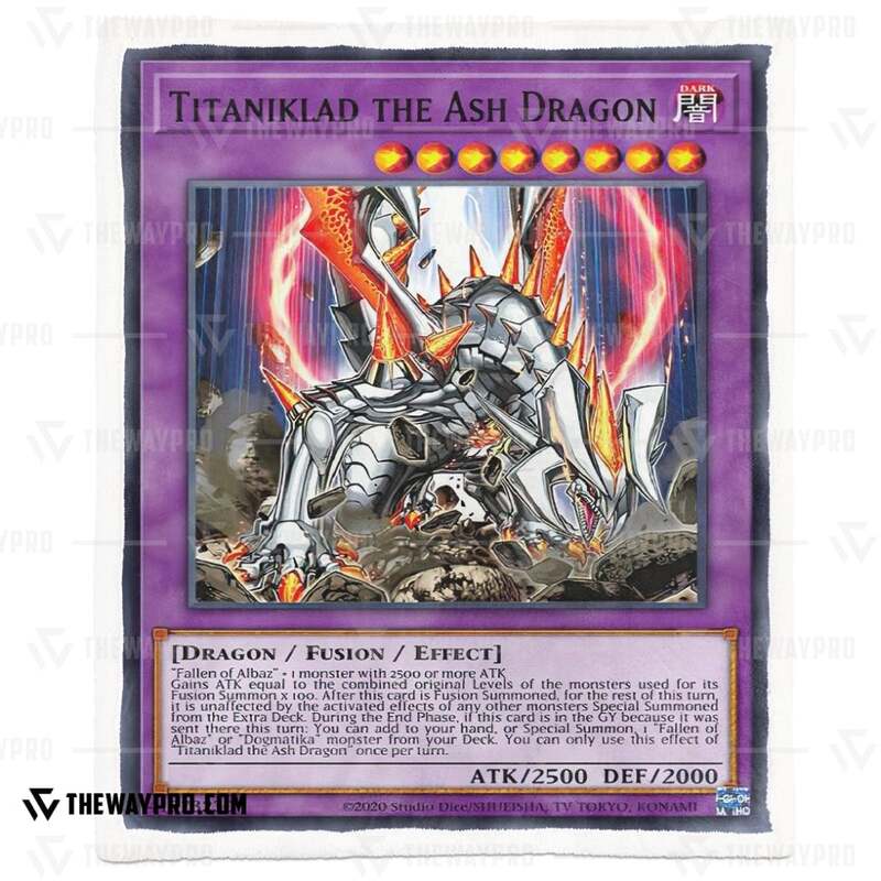 Yu Gi Oh Titaniklad The Ash Dragon Blanket 1 2 3