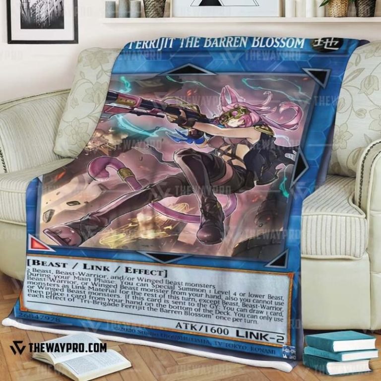 Yu Gi Oh Tri Brigade Ferrijit The Barren Blossom Blanket 1 2