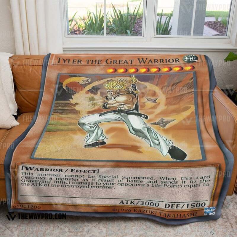 Yu Gi Oh Tyler the Great Warrior Blanket